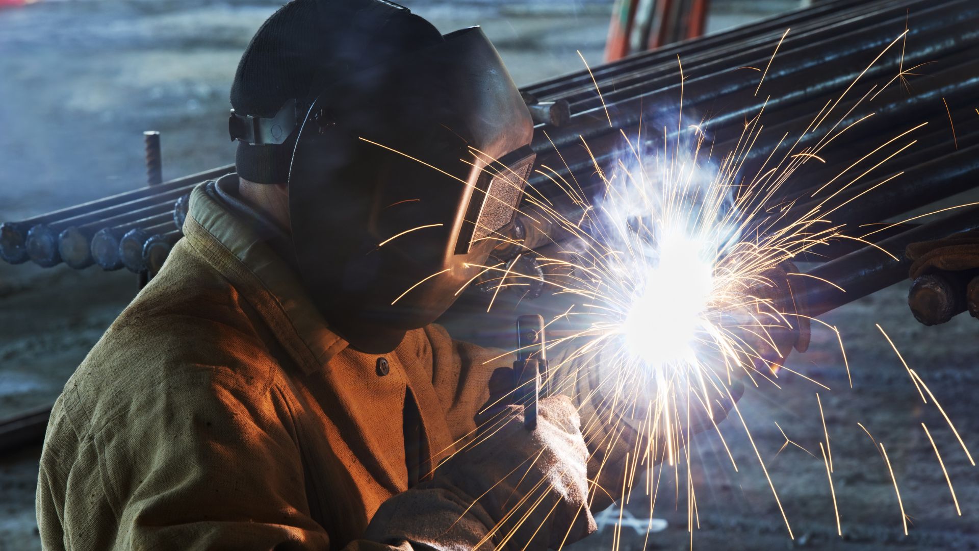 Welding wonders of iron workers